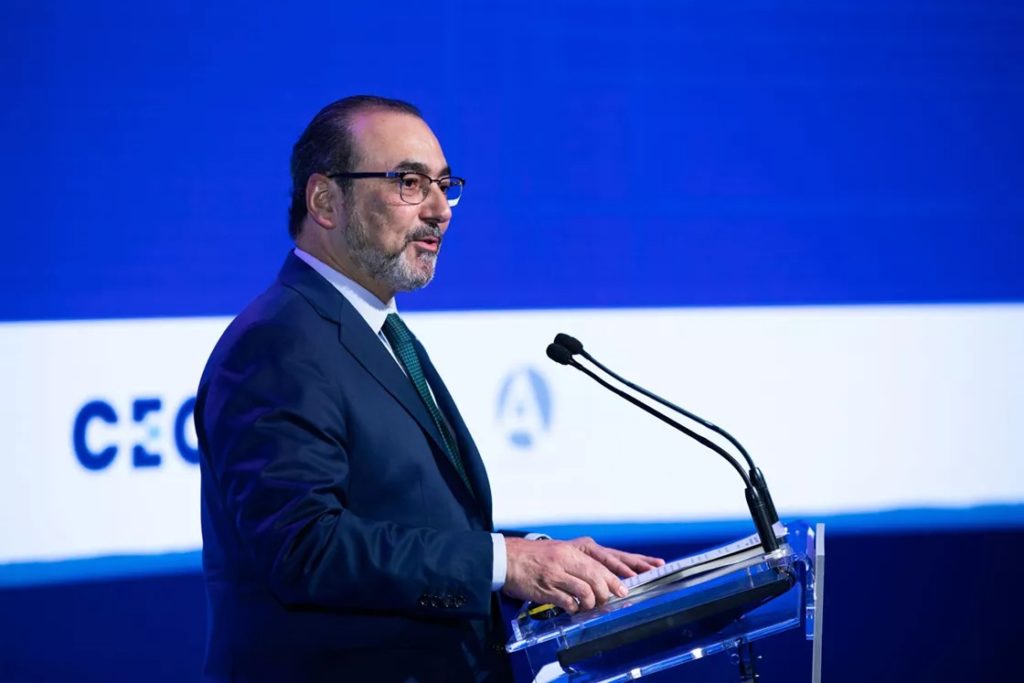 Sergio Díaz-Granados, presidente ejecutivo de CAF, abre la Conferencia CAF en Europa 2023.