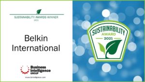 Recibio Belkin International premio Liderazgo Sostenibilidad en los Premios Sostenibilidad 2021