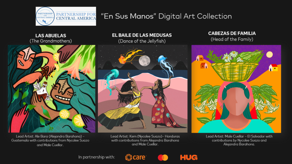 Alianza por Centroamérica lanza colección de arte digital en alianza con Mastercard, CARE y HUG