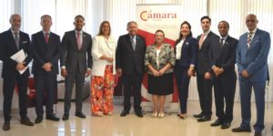 Directivos Cámara Comercio Puerto Plata realizan presentación España