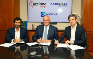 El Popular, ACCIONA Energía y Cotosolar Holding desarrollarán mayor parque solar Centroamérica