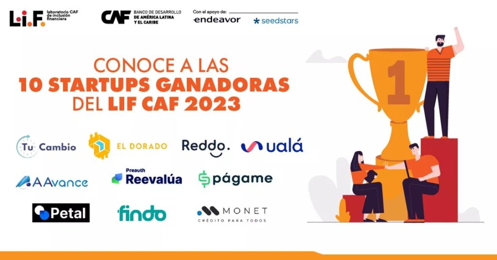 Descubre las 10 startups ganadoras del Laboratorio CAF de Inclusión Financiera 2023