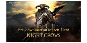 Predescarga mundial de NIGHT CROWS el 11 de marzo