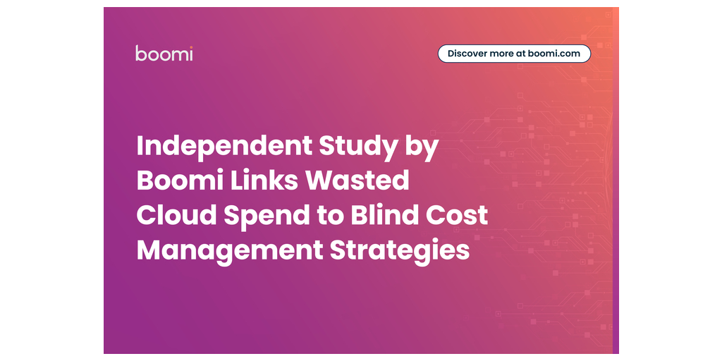 Un estudio independiente realizado por Boomi vincula el gasto desperdiciado en la nube con estrategias de gestión de costos ciegas
