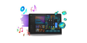 No se pierda ni un solo ritmo con Lenovo Tab Plus, la tableta soñada por los amantes de la música con ocho parlantes