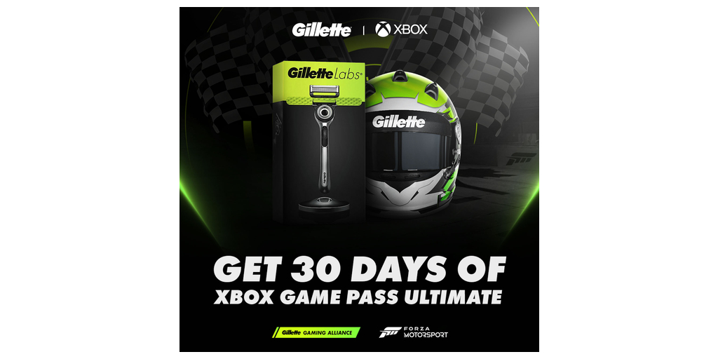  Gillette anuncia su alianza con Xbox y lanza el programa Gillette P1 con Forza Motorsport para interactuar con las comunidades de juegos y carreras de todo el mundo