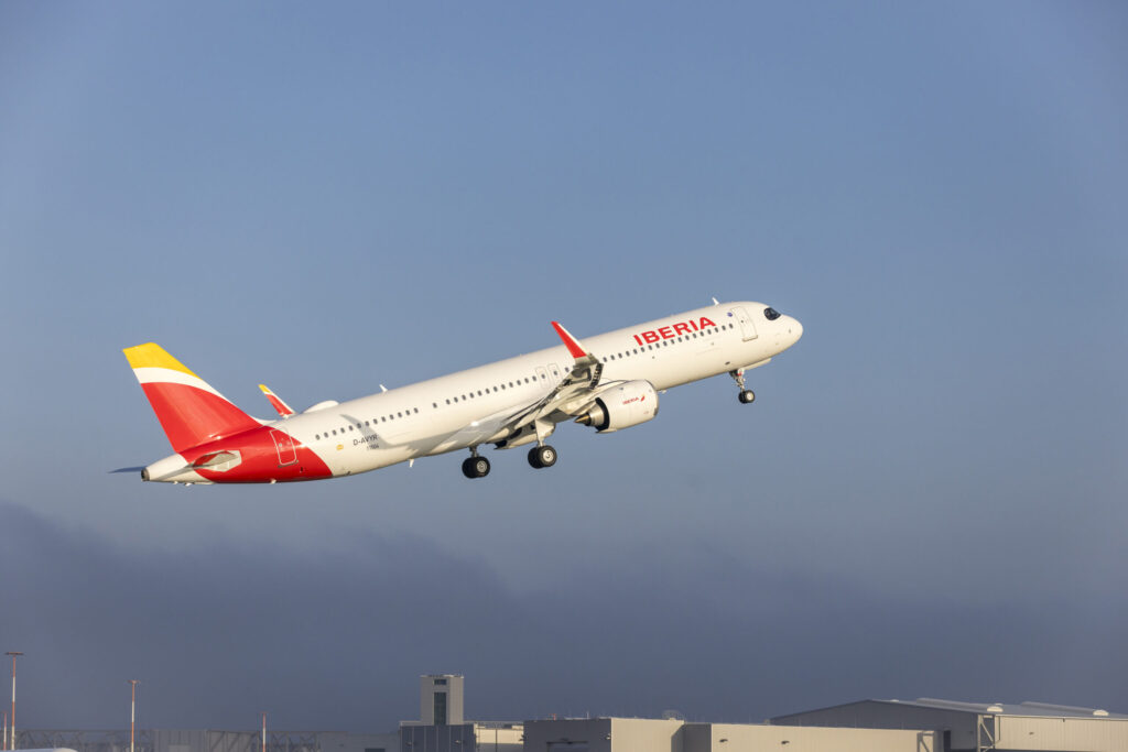 Iberia estrena el A321-XLR, el nuevo avión de pasillo único