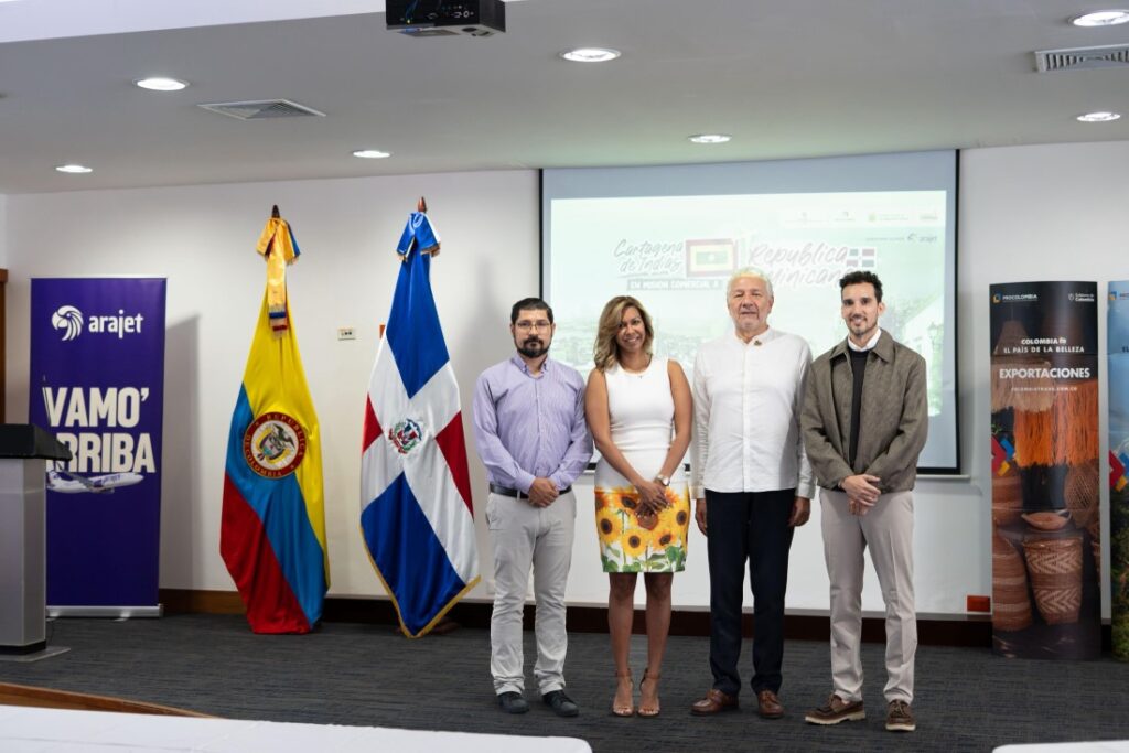 Impulsarán Procolombia y Arajet turismo entre Santo Domingo y Cartagena